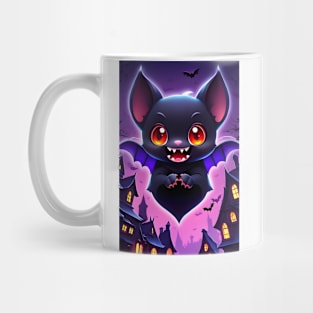 Kawaii Vampire Bat Mug